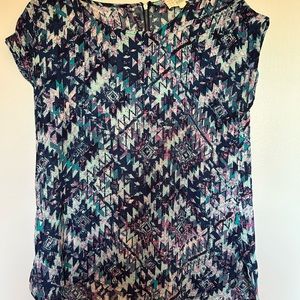 Pink Republic Flowy Printed Blouse